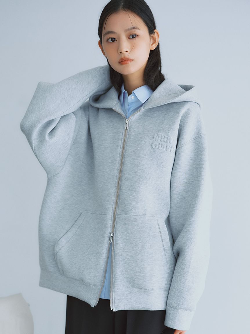 Mila Owen「【WEB限定】ダンボールロゴパーカー」|パーカー|
