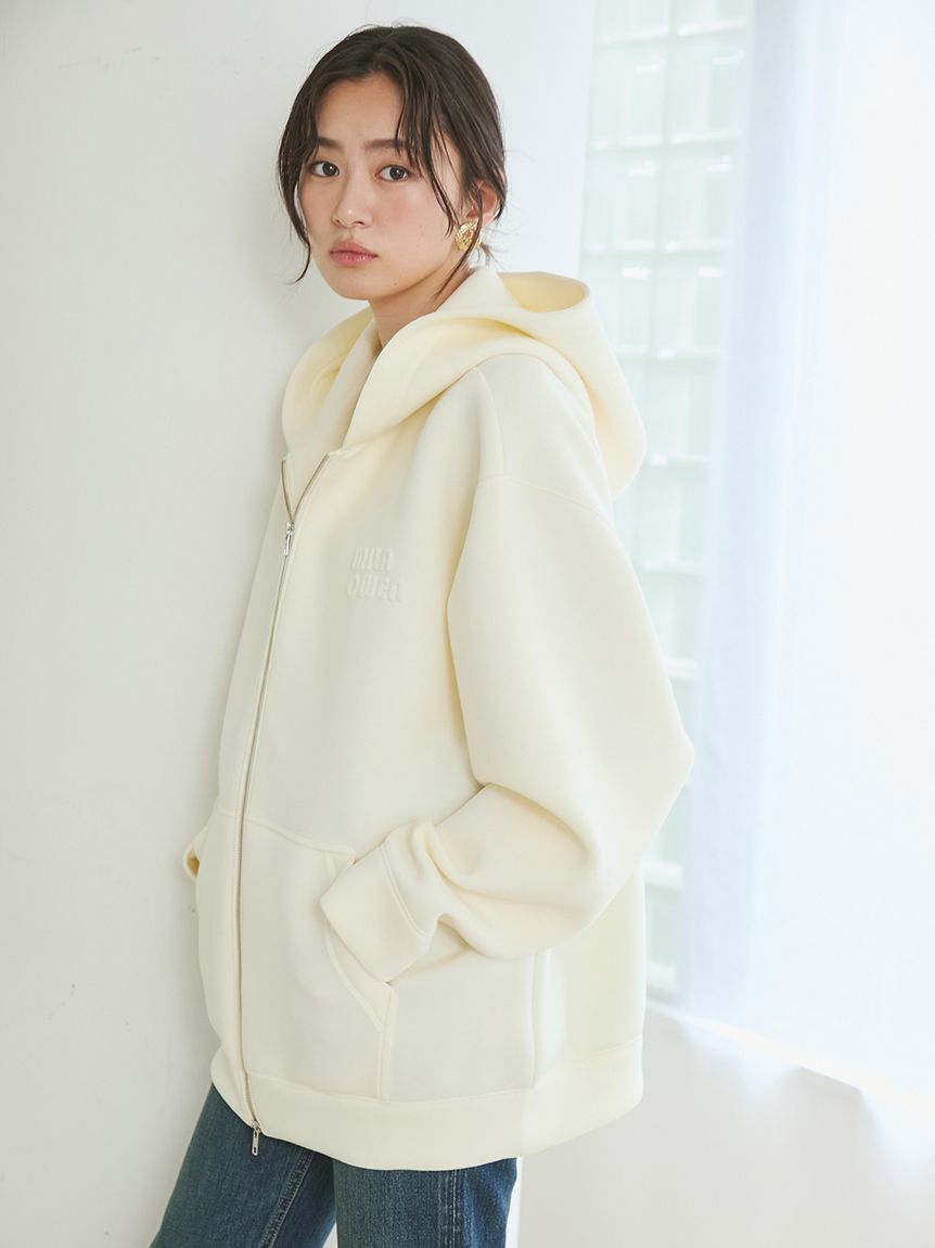 Mila Owen「【WEB限定】ダンボールロゴパーカー」|パーカー|
