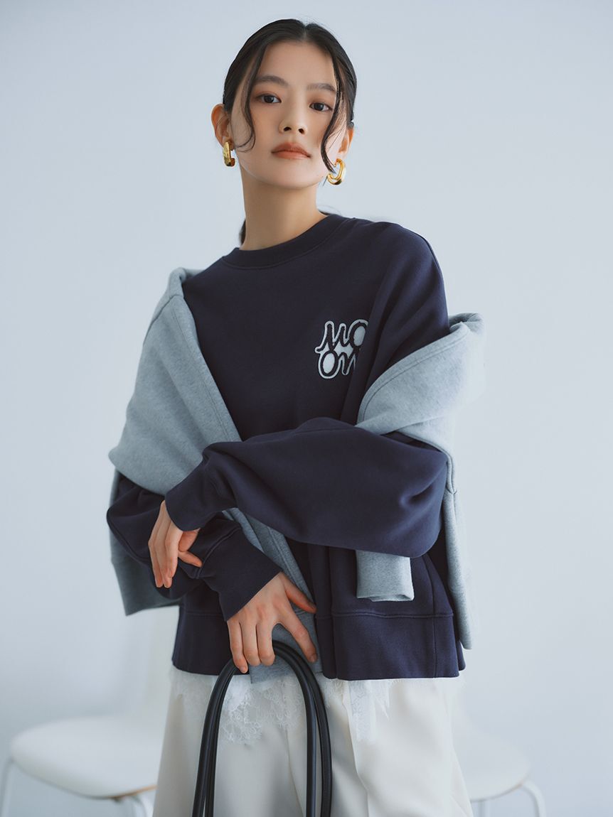 Mila Owen「【WEB限定】レースヘムTシャツ」|Tシャツ・カットソー|