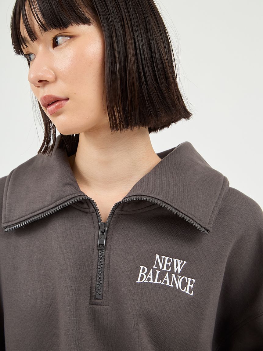 NEW BALANCE 「【New Balance for emmi】Track side フリースハーフジップ」|スウェット・ジャージ|