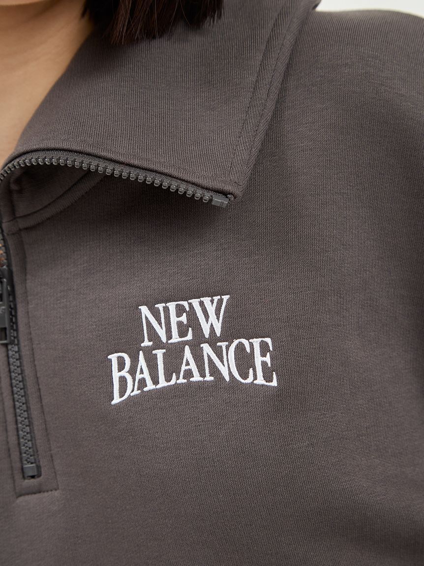 NEW BALANCE 「【New Balance for emmi】Track side フリースハーフジップ」|スウェット・ジャージ|