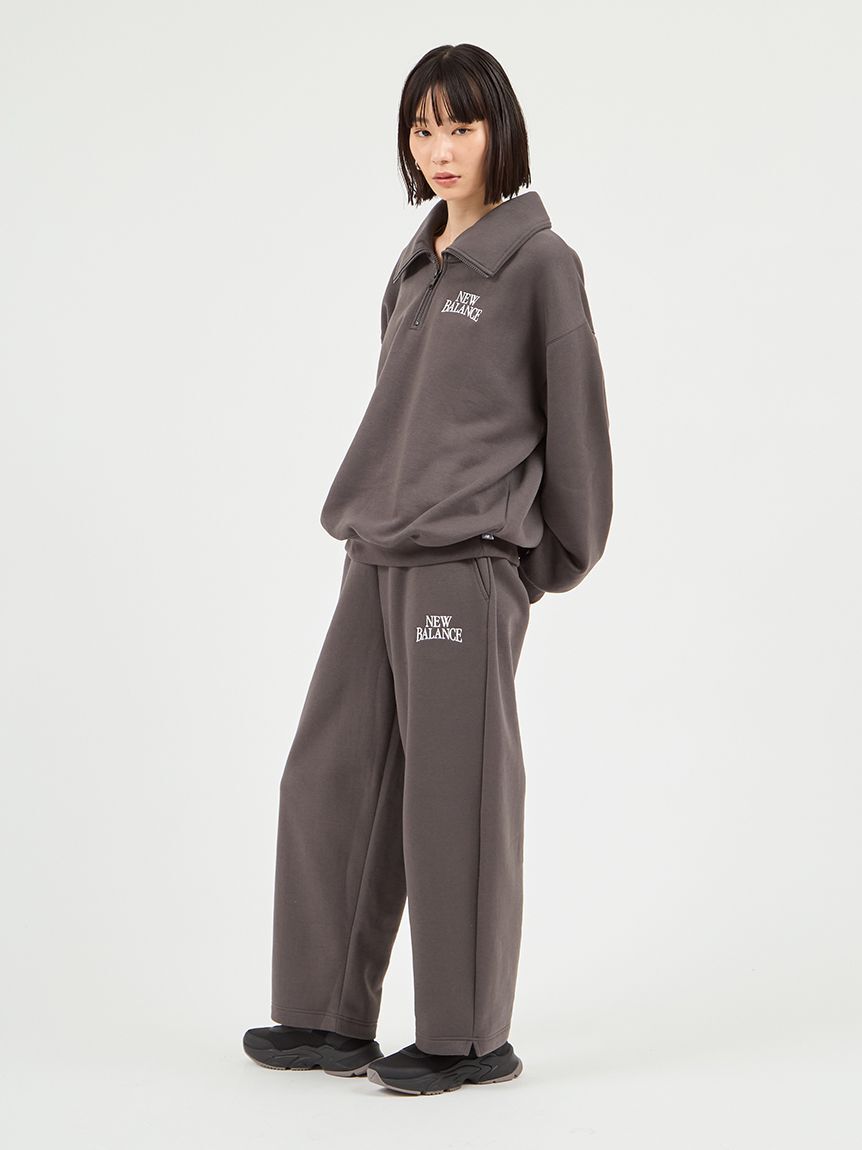 NEW BALANCE 「【New Balance for emmi】Track side フリースハーフジップ」|スウェット・ジャージ|