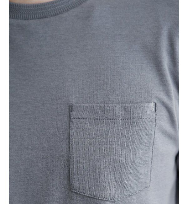 ikka「ライトダンボールWフェイスロンT」|Tシャツ・カットソー|