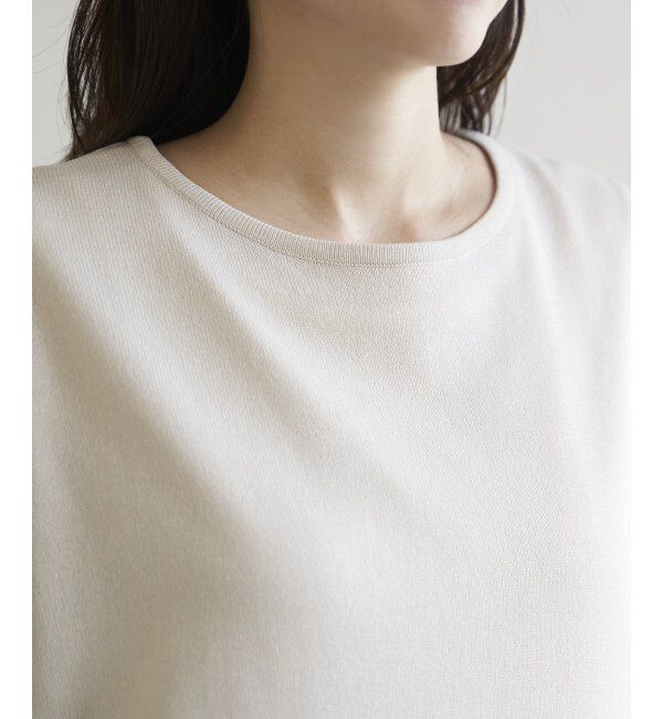 ikka「【2点セット】ドルマン裾ラメニットアンサンブル」|ニット・セーター|