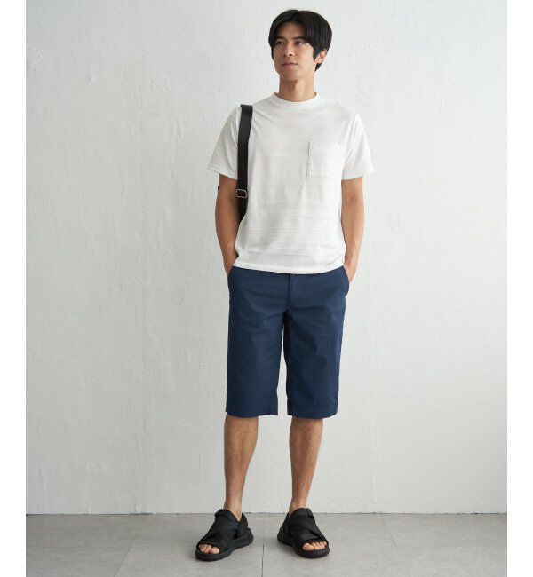 ikka「6.5分丈ドビーイージーハーフパンツ」|その他|