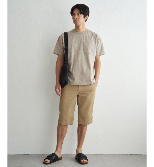 ikka「6.5分丈ドビーイージーハーフパンツ」|その他|