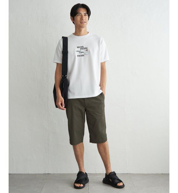 ikka「6.5分丈ドビーイージーハーフパンツ」|その他|
