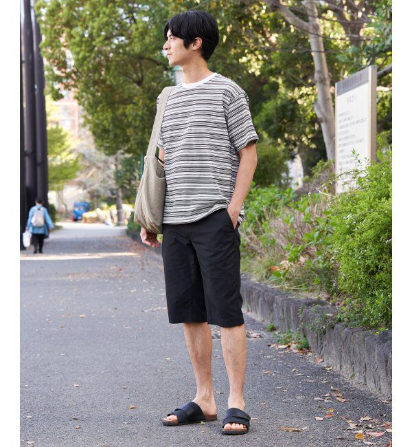 ikka「6.5分丈ドビーイージーハーフパンツ」|その他|