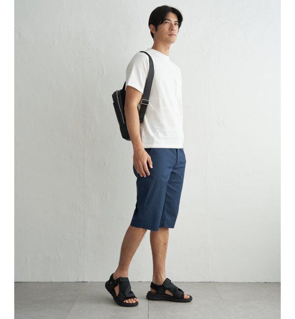 ikka「6.5分丈ドビーイージーハーフパンツ」|その他|