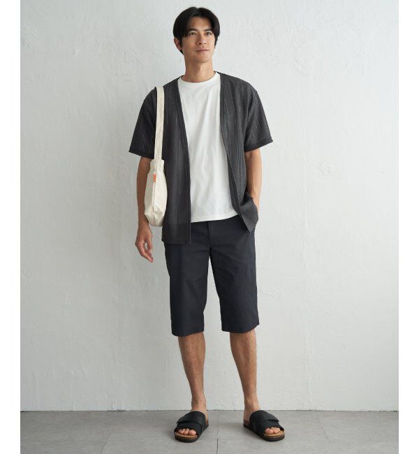ikka「6.5分丈ドビーイージーハーフパンツ」|その他|