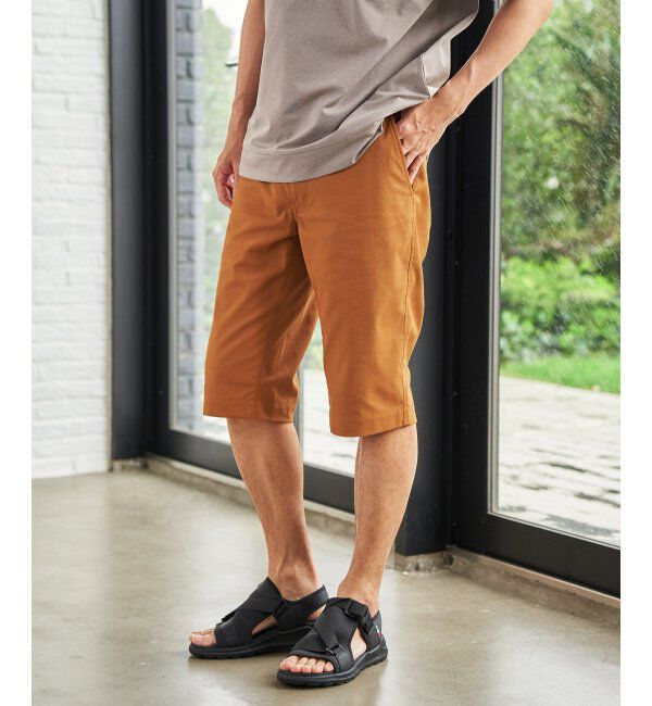 ikka「6.5分丈ドビーイージーハーフパンツ」|その他|