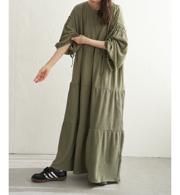 VENCE share style「カット楊柳ワンピース」|ワンピース|