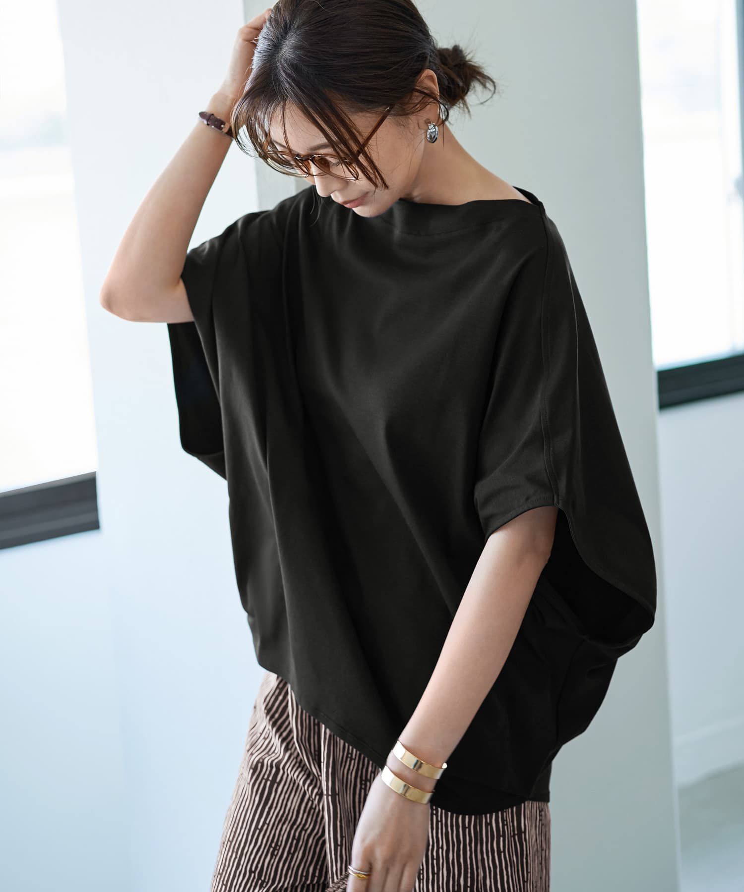 STYLE DELI「【ものづくりJAPAN】ディオラマボートネックドルマンTシャツ」|Tシャツ・カットソー|