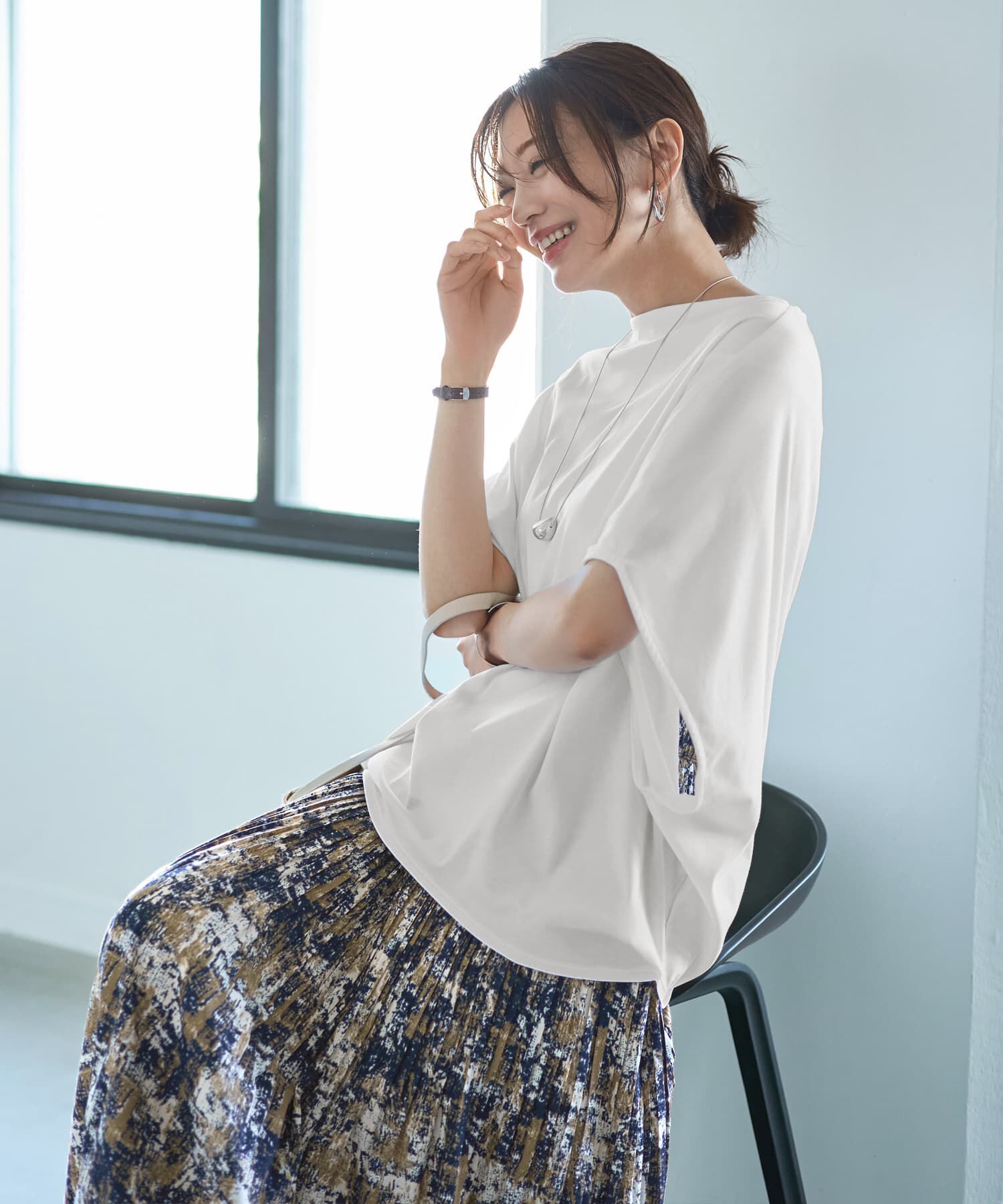 STYLE DELI「【ものづくりJAPAN】ディオラマボートネックドルマンTシャツ」|Tシャツ・カットソー|