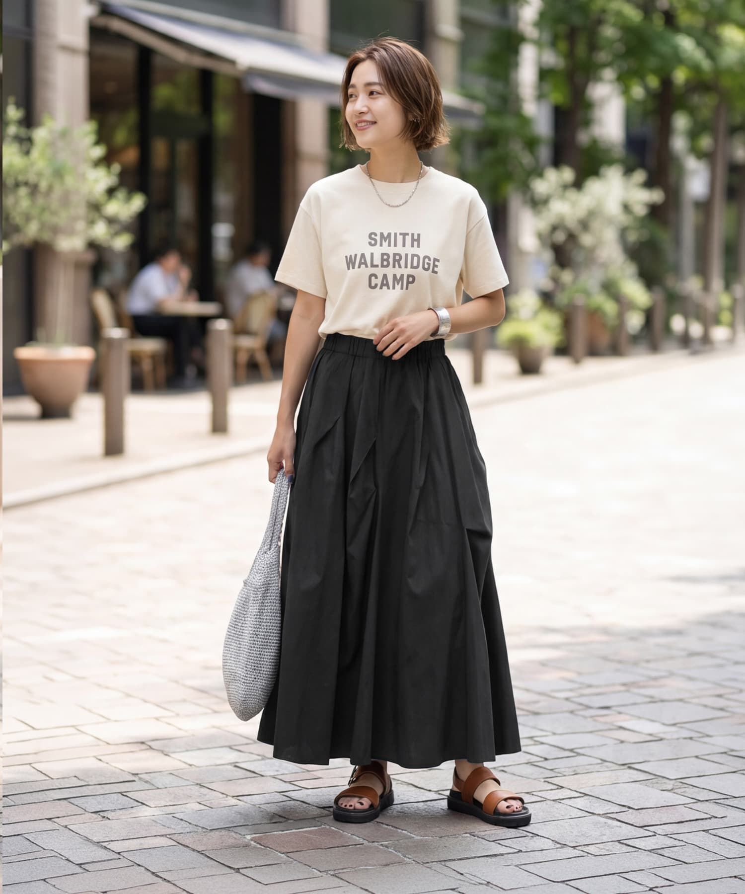 STYLE DELI「【selection】ランダムタック立体フォルムスカート」|スカート|