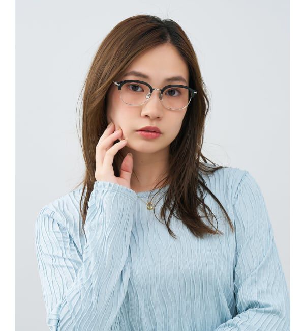  「Zoff｜ADAM ET ROPE' ウェリントン型 メガネ | サーモント 軽量 伊達メガネ おしゃれ レンズ交換券付」|メガネ|