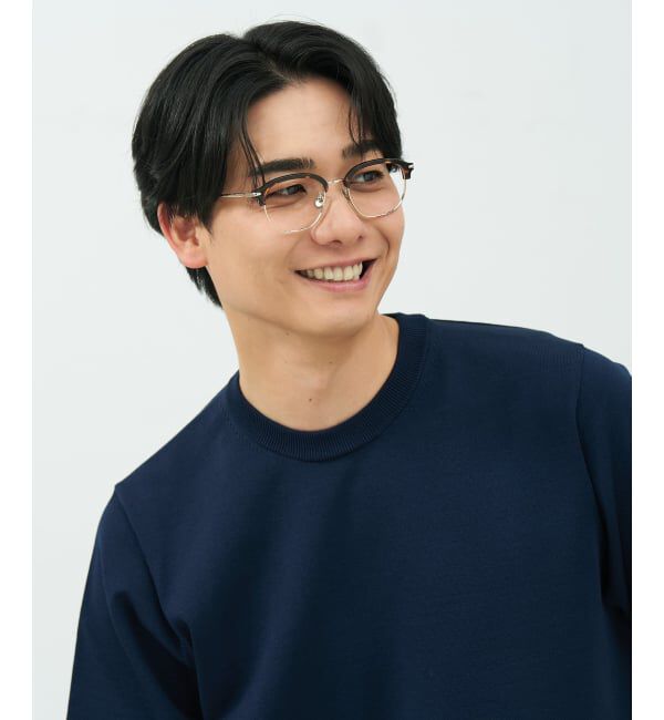  「Zoff｜ADAM ET ROPE' ウェリントン型 メガネ | サーモント 軽量 伊達メガネ おしゃれ レンズ交換券付」|メガネ|