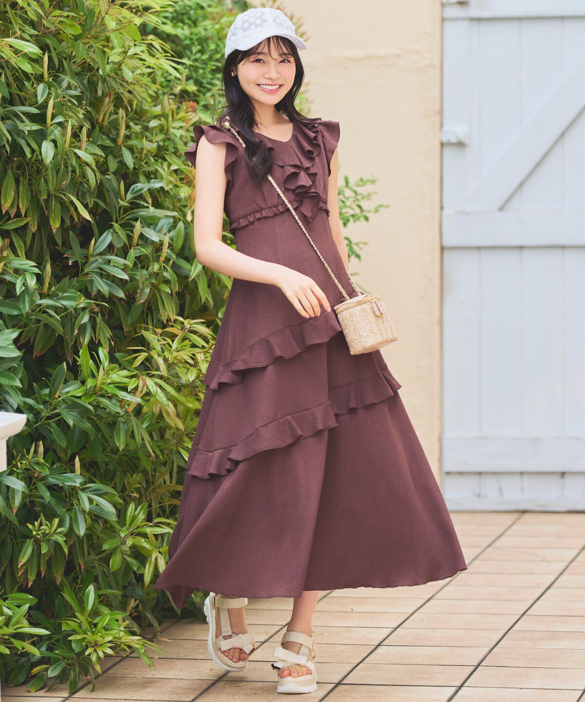 WILLSELECTION「ラッフルフリルティアードワンピース」|ワンピース|
