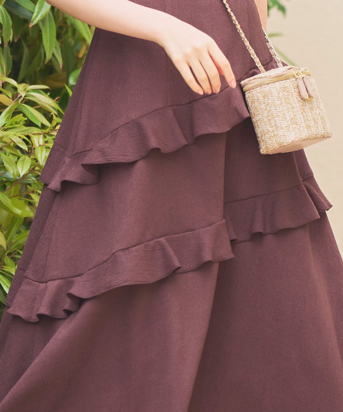WILLSELECTION「ラッフルフリルティアードワンピース」|ワンピース|
