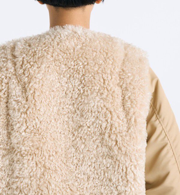 TOMORROWLAND BUYING WEAR「【別注】HYKE FAUX SHEARLING TYPE MA-1JACKET」|ブルゾン・スタジャン|
