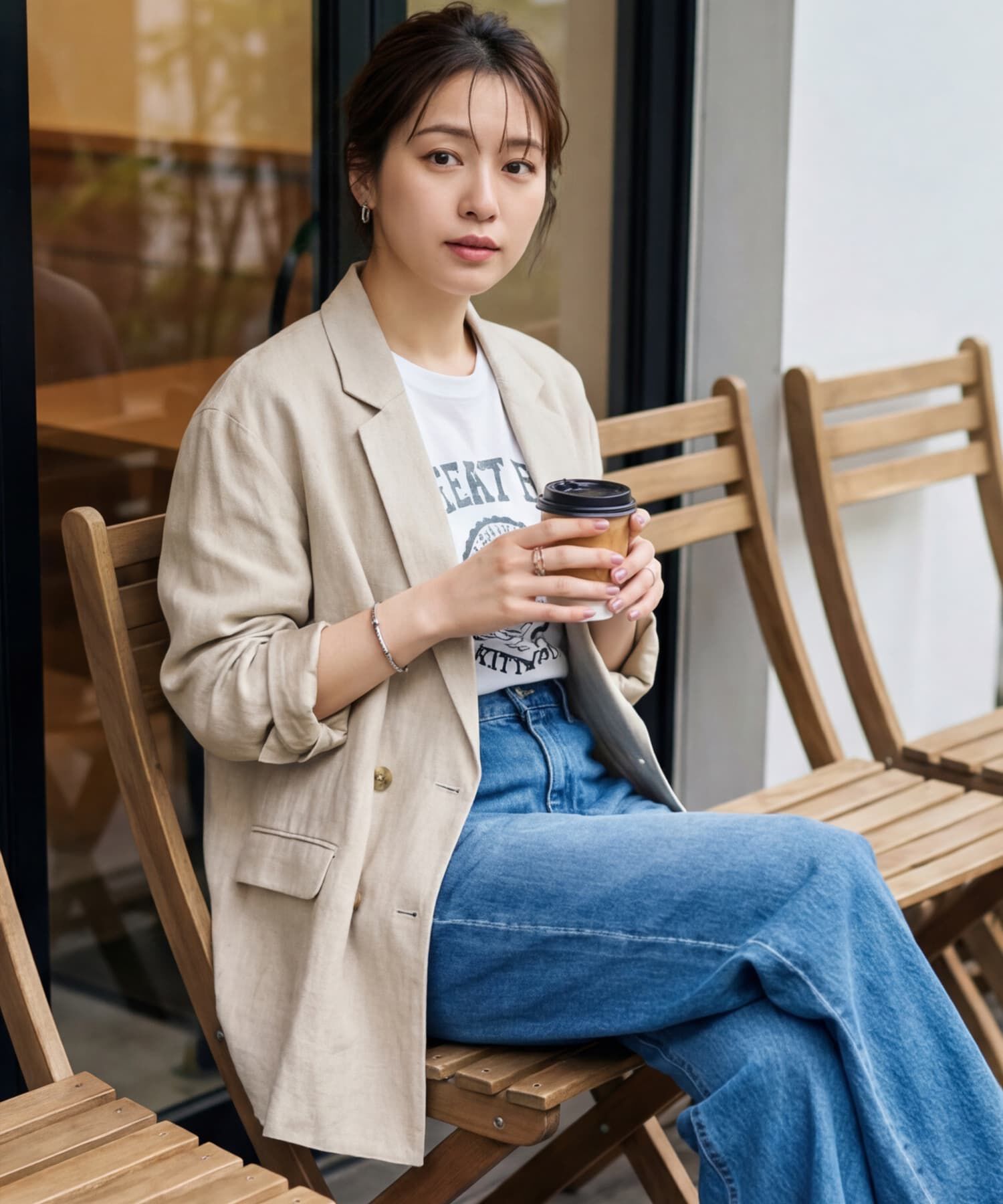 STYLE DELI「【DELI by】バンブーモチーフ・オープンバングル」|ブレスレット・バングル|