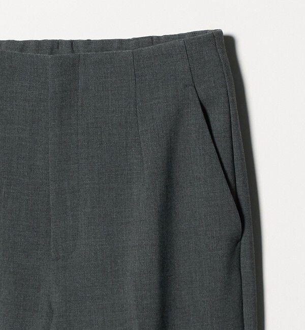 UNITED ARROWS「ダブルクロス スリムパンツ ‐ストレッチ ウォッシャブル‐」|スラックス|