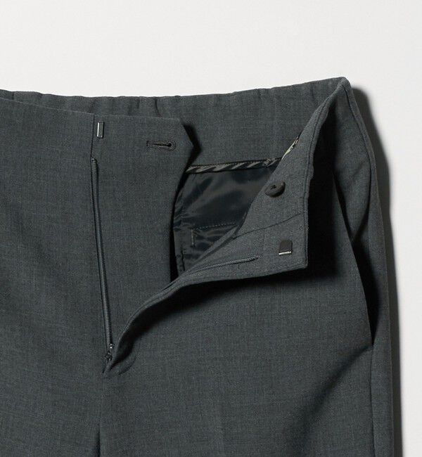UNITED ARROWS「ダブルクロス スリムパンツ ‐ストレッチ ウォッシャブル‐」|スラックス|
