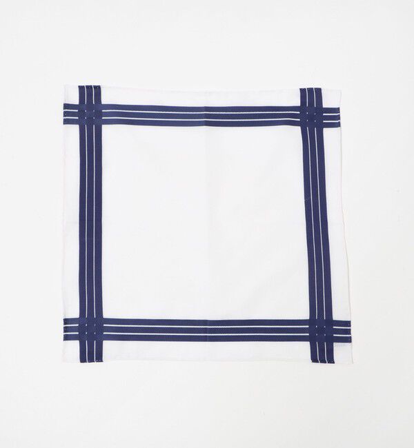UNITED ARROWS「＜SIMONNOT GODARD＞ADELIE 2カラー /ポケットチーフ」|ハンカチ|