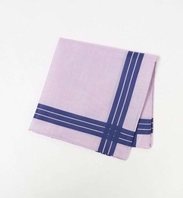 UNITED ARROWS「＜SIMONNOT GODARD＞ADELIE 2カラー /ポケットチーフ」|ハンカチ|LILAC