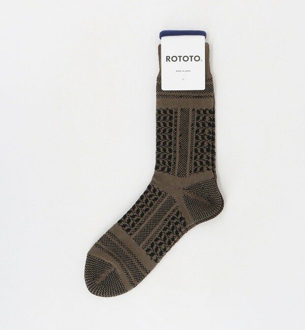 UNITED ARROWS「＜ROTOTO＞デザート スカーフパターン ソックス」|ソックス|