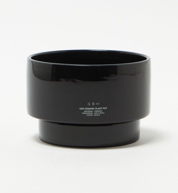 Style for Living「＜GBH＞プラントポット」|フラワーベース|BLACK