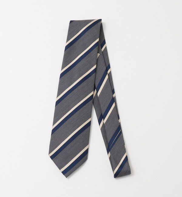 UNITED ARROWS「＜STEFANO BIGI＞カラー ストライプ ネクタイ」|ネクタイ・蝶ネクタイ|MD.GRAY
