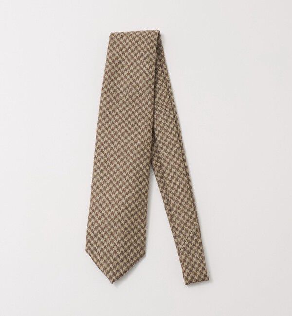 UNITED ARROWS「＜STEFANO BIGI＞ハウンドトゥース ネクタイ」|ネクタイ・蝶ネクタイ|BEIGE