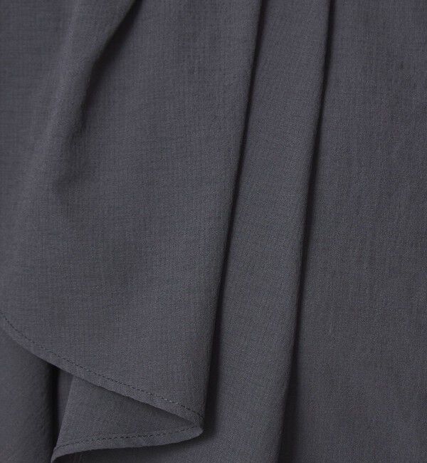 UNITED ARROWS green label relaxing「Breeze Cool  ラッフル ブラウス マシンウォッシャブル 吸水速乾 通気性 UVカット」|シャツ・ブラウス|