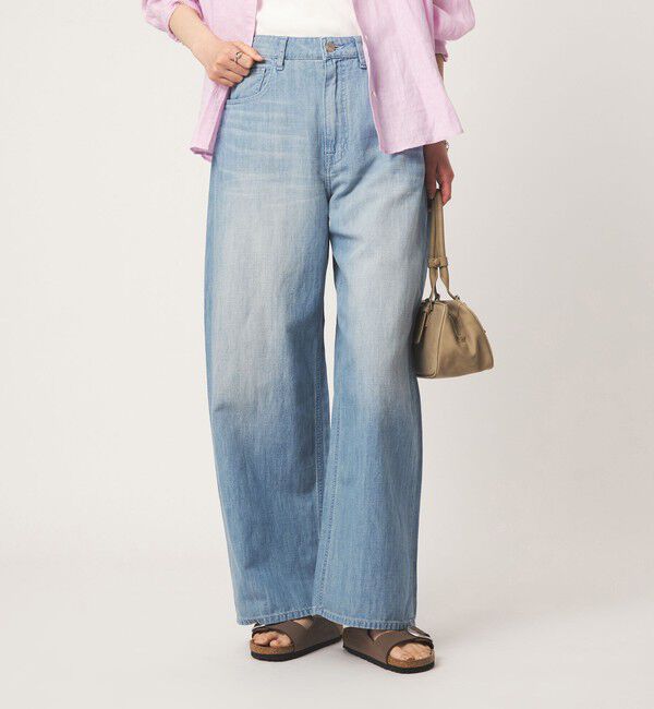 UNITED ARROWS green label relaxing「【別注】＜HEALTHY DENIM＞カーブ デニム パンツ ライトブルー」|デニム|LT.BLUE