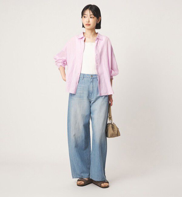 UNITED ARROWS green label relaxing「【別注】＜HEALTHY DENIM＞カーブ デニム パンツ ライトブルー」|デニム|
