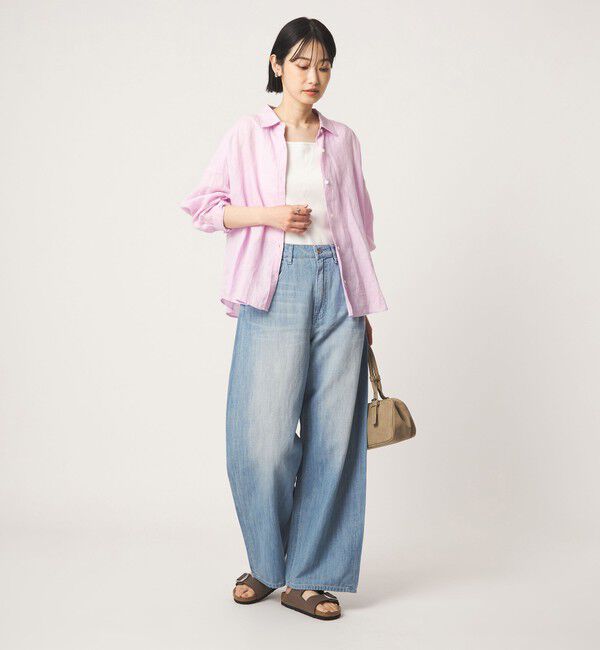 UNITED ARROWS green label relaxing「【別注】＜HEALTHY DENIM＞カーブ デニム パンツ ライトブルー」|デニム|