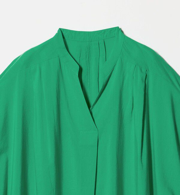 UNITED ARROWS green label relaxing「［size SHORTあり］ショルダー タック スキッパー ブラウス」|シャツ・ブラウス|