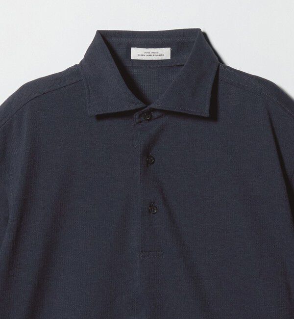 UNITED ARROWS green label relaxing「プライムフレックス ドット メッシュ カッタウェイ ビズポロ ポロシャツ -ストレッチ・吸水速乾・通気性-」|ポロシャツ|