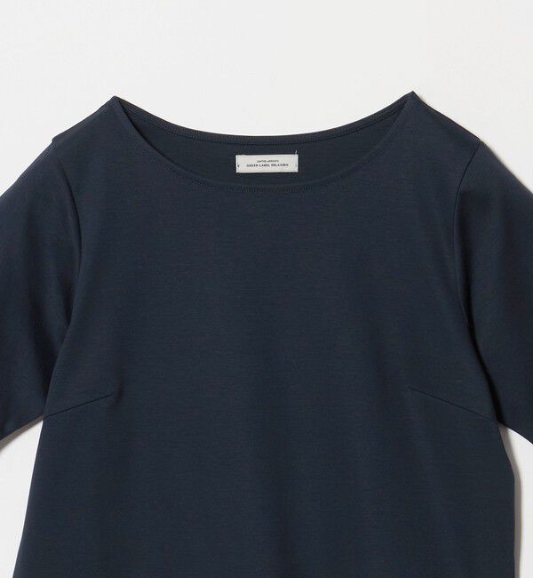 UNITED ARROWS green label relaxing「スムース イレヘム ペプラム カットソー 接触冷感」|Tシャツ・カットソー|