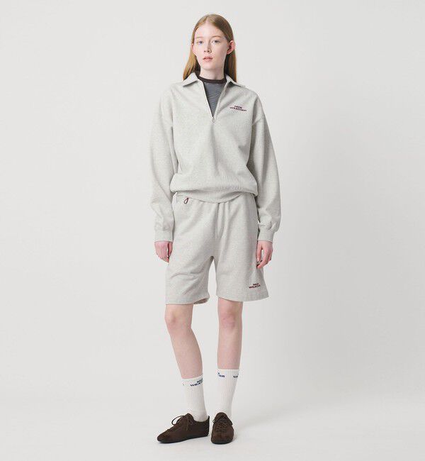 NICE WEATHER「＜NICE WEATHER＞ロゴ スウェットハーフジップ」|スウェット・ジャージ|