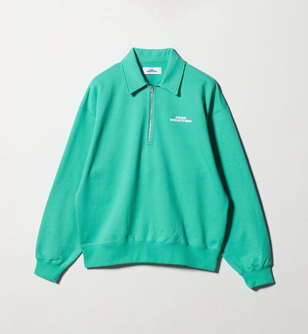 NICE WEATHER「＜NICE WEATHER＞ロゴ スウェットハーフジップ」|スウェット・ジャージ|