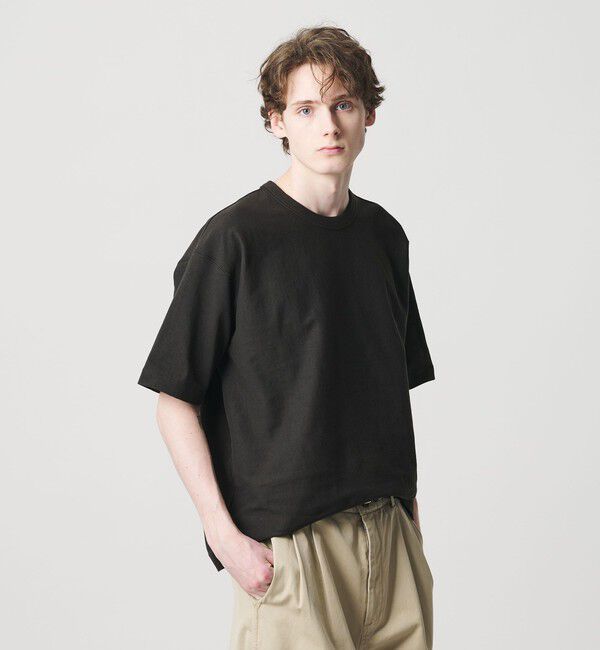 BEAUTY&YOUTH UNITED ARROWS「&ldquo;THE HEAVY&rdquo; 10oz ヘビー ワイド クルーネック Tシャツ」|Tシャツ・カットソー|DK.GRAY