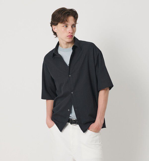 BEAUTY&YOUTH UNITED ARROWS「ツイードライク テクスチャード レギュラー シャツ GRANDE型」|シャツ・ブラウス|