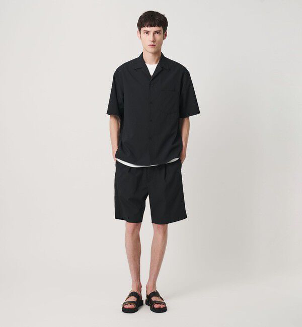 BEAUTY&YOUTH UNITED ARROWS「KOMATSU PACK トロピカル 1プリーツ ショーツ ストレッチ 吸水速乾 UVカット セットアップ対応」|その他|