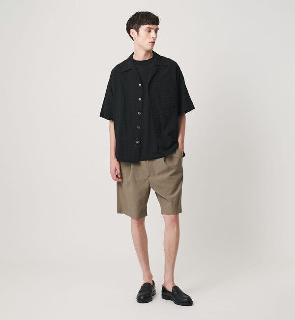 BEAUTY&YOUTH UNITED ARROWS「KOMATSU PACK トロピカル 1プリーツ ショーツ ストレッチ 吸水速乾 UVカット セットアップ対応」|その他|