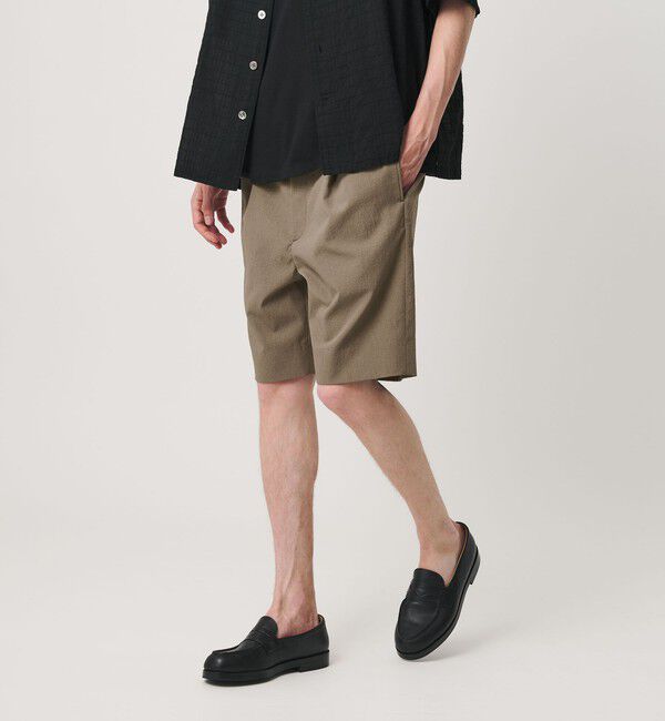 BEAUTY&YOUTH UNITED ARROWS「KOMATSU PACK トロピカル 1プリーツ ショーツ ストレッチ 吸水速乾 UVカット セットアップ対応」|その他|