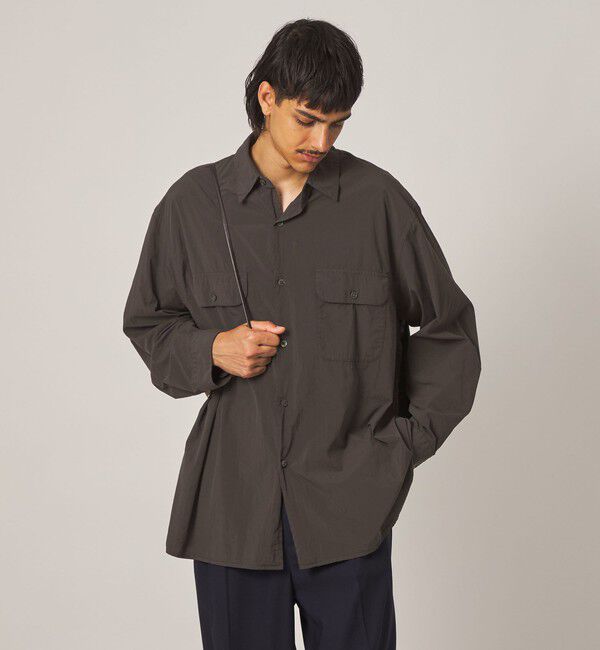 STEVEN ALAN「＜Steven Alan＞ シアー ナイロン ガーメントダイ シャツ」|シャツ・ブラウス|