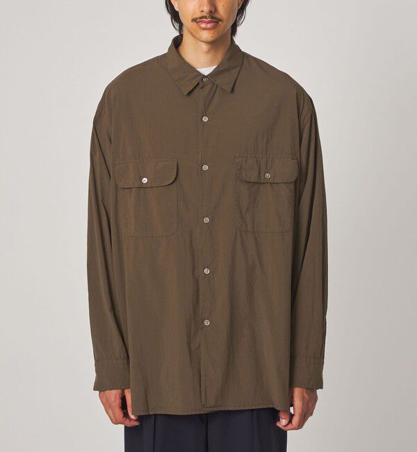 STEVEN ALAN「＜Steven Alan＞ シアー ナイロン ガーメントダイ シャツ」|シャツ・ブラウス|