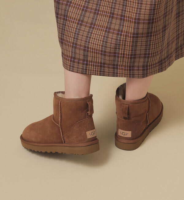 Ray BEAMS 「UGG(R) / CLASSIC MINI 2」|ショートブーツ|Chestnut